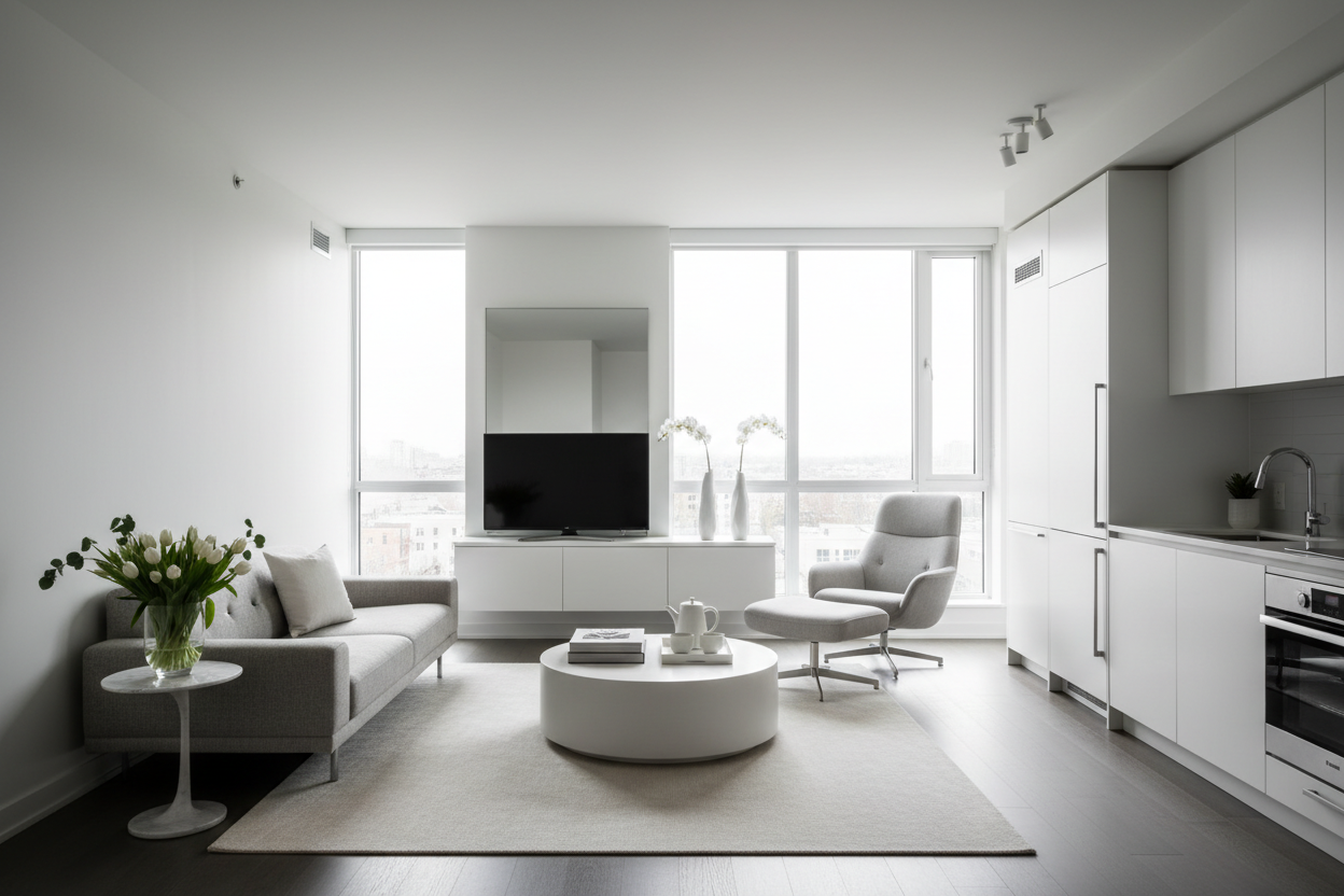 Clean Airbnb Apartment Hero - No Text